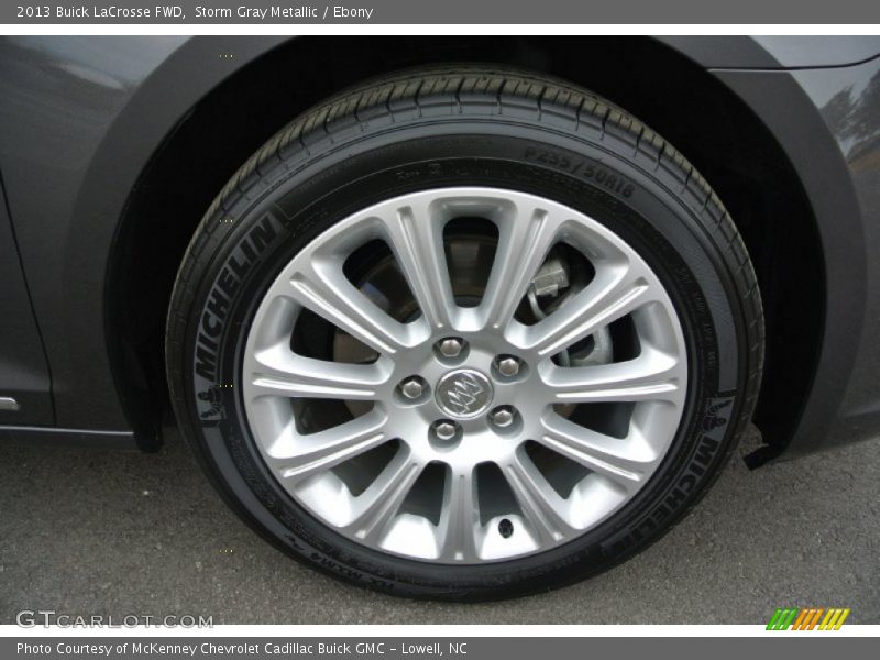 Storm Gray Metallic / Ebony 2013 Buick LaCrosse FWD