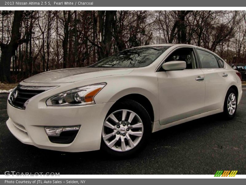 Pearl White / Charcoal 2013 Nissan Altima 2.5 S