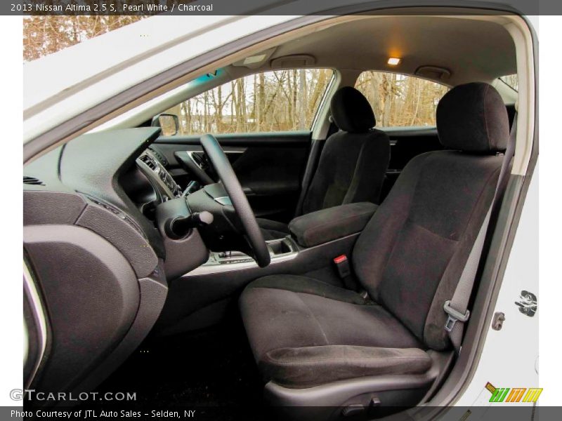 Pearl White / Charcoal 2013 Nissan Altima 2.5 S