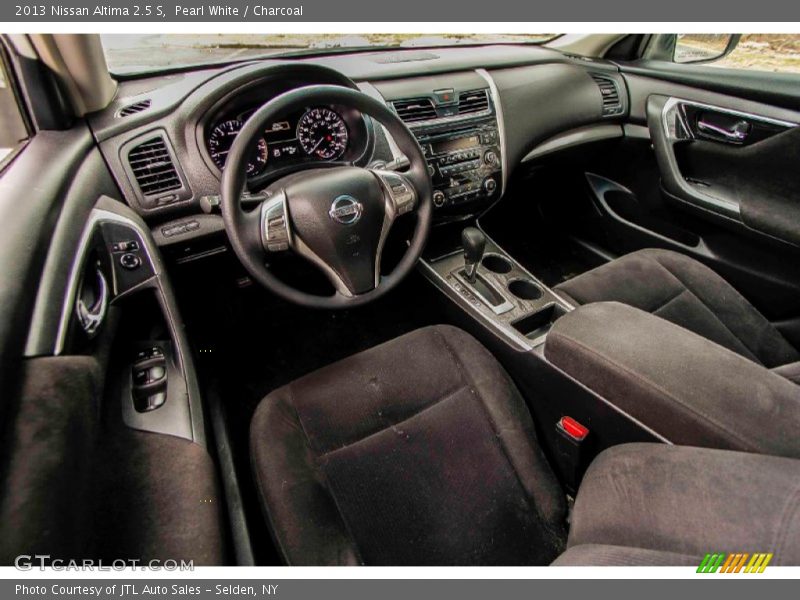 Pearl White / Charcoal 2013 Nissan Altima 2.5 S