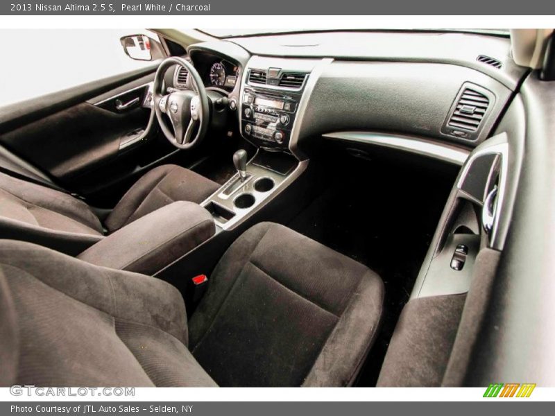 Pearl White / Charcoal 2013 Nissan Altima 2.5 S