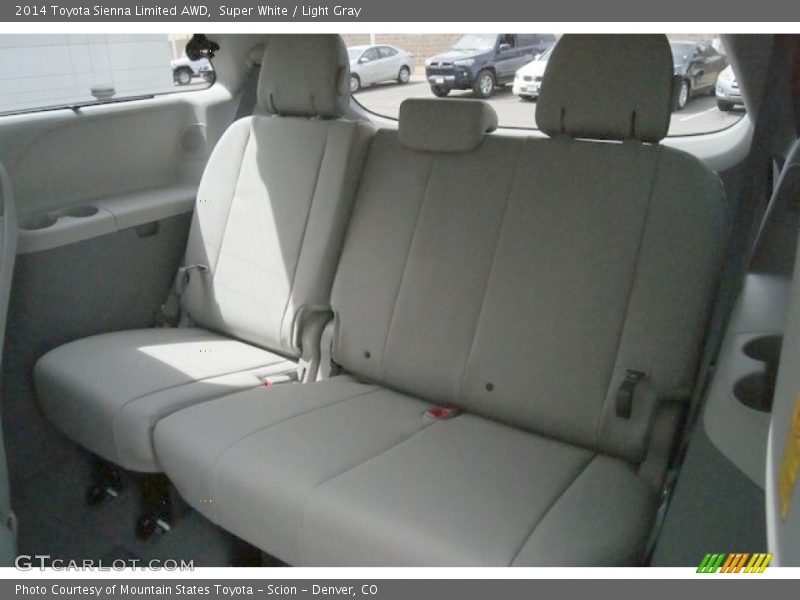 Super White / Light Gray 2014 Toyota Sienna Limited AWD