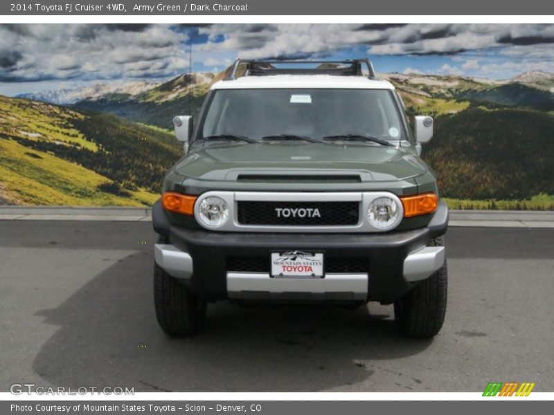 Army Green / Dark Charcoal 2014 Toyota FJ Cruiser 4WD
