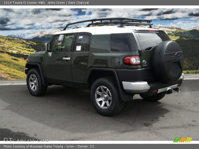 Army Green / Dark Charcoal 2014 Toyota FJ Cruiser 4WD