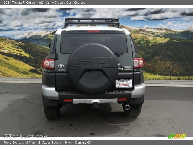 Army Green / Dark Charcoal 2014 Toyota FJ Cruiser 4WD