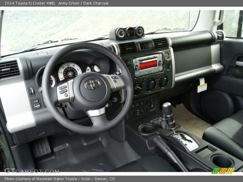 Army Green / Dark Charcoal 2014 Toyota FJ Cruiser 4WD
