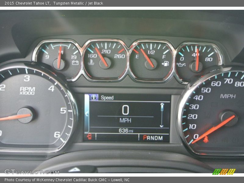 Tungsten Metallic / Jet Black 2015 Chevrolet Tahoe LT