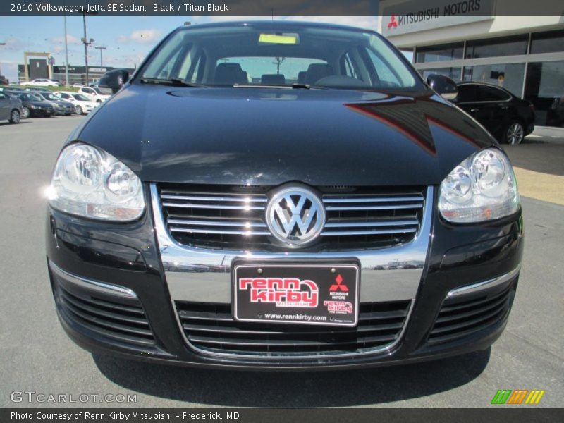 Black / Titan Black 2010 Volkswagen Jetta SE Sedan