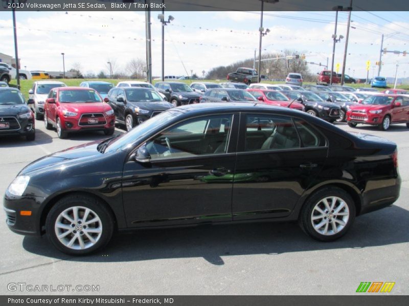 Black / Titan Black 2010 Volkswagen Jetta SE Sedan