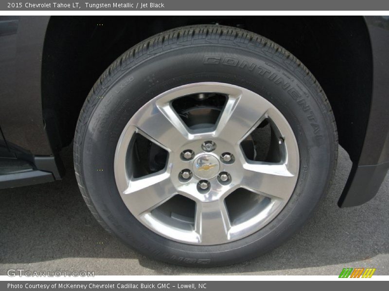 Tungsten Metallic / Jet Black 2015 Chevrolet Tahoe LT
