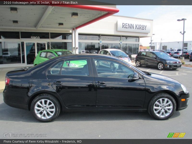 Black / Titan Black 2010 Volkswagen Jetta SE Sedan
