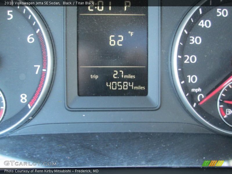 Black / Titan Black 2010 Volkswagen Jetta SE Sedan