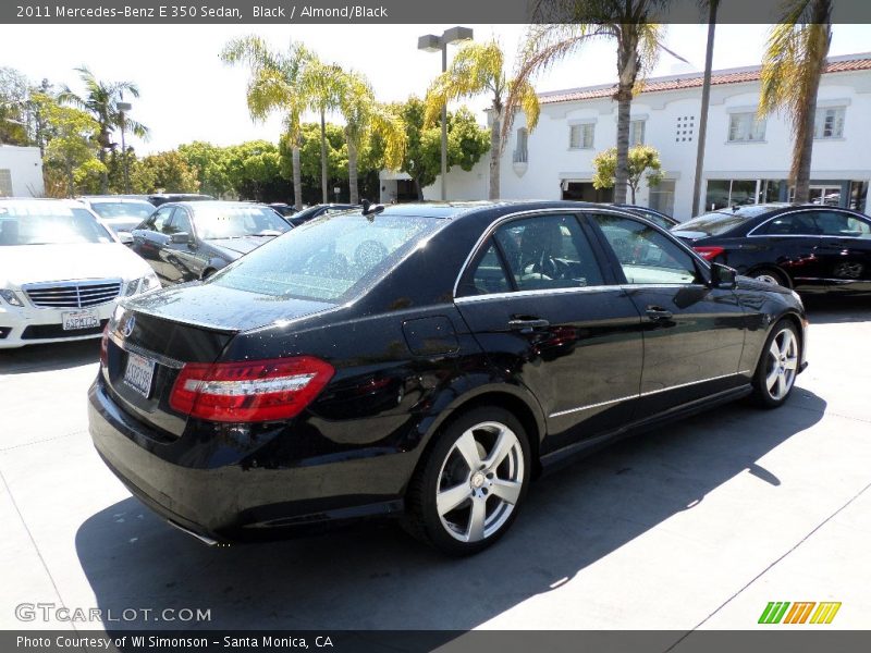 Black / Almond/Black 2011 Mercedes-Benz E 350 Sedan