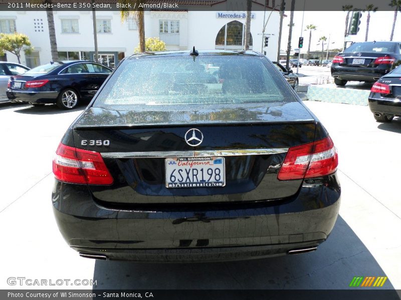 Black / Almond/Black 2011 Mercedes-Benz E 350 Sedan