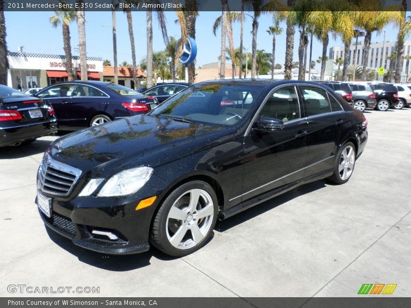 Black / Almond/Black 2011 Mercedes-Benz E 350 Sedan