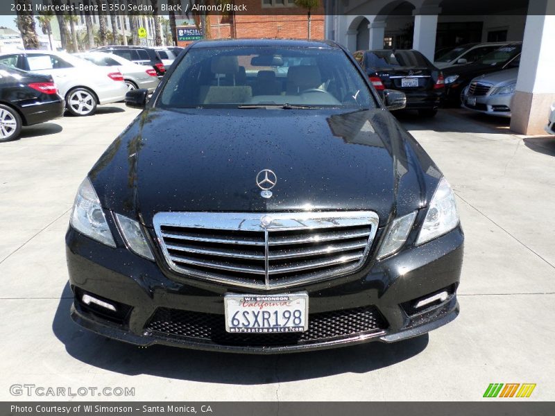 Black / Almond/Black 2011 Mercedes-Benz E 350 Sedan
