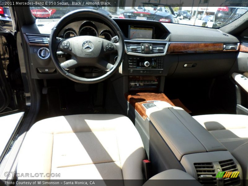 Black / Almond/Black 2011 Mercedes-Benz E 350 Sedan