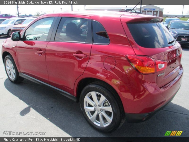 Rally Red / Black 2014 Mitsubishi Outlander Sport ES