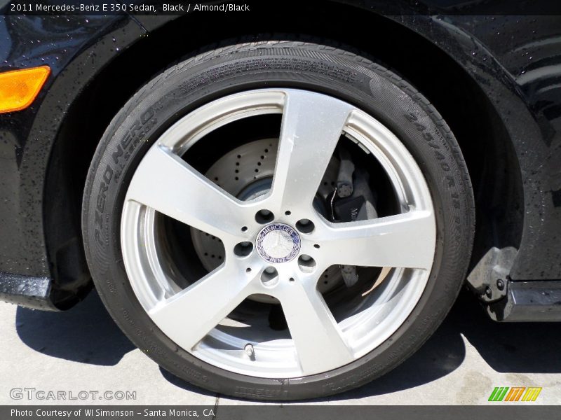 Black / Almond/Black 2011 Mercedes-Benz E 350 Sedan