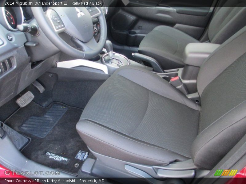 Rally Red / Black 2014 Mitsubishi Outlander Sport ES