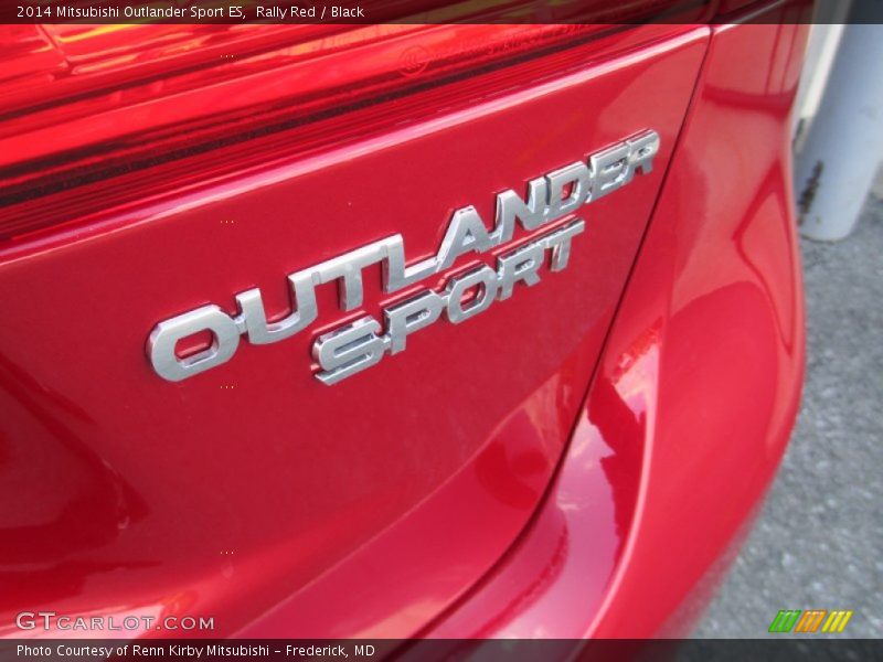 Rally Red / Black 2014 Mitsubishi Outlander Sport ES