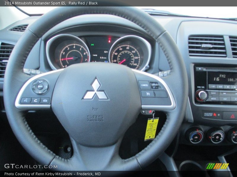 Rally Red / Black 2014 Mitsubishi Outlander Sport ES