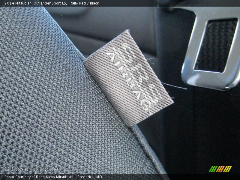 Rally Red / Black 2014 Mitsubishi Outlander Sport ES
