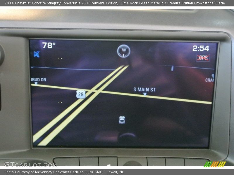 Controls of 2014 Corvette Stingray Convertible Z51 Premiere Edition