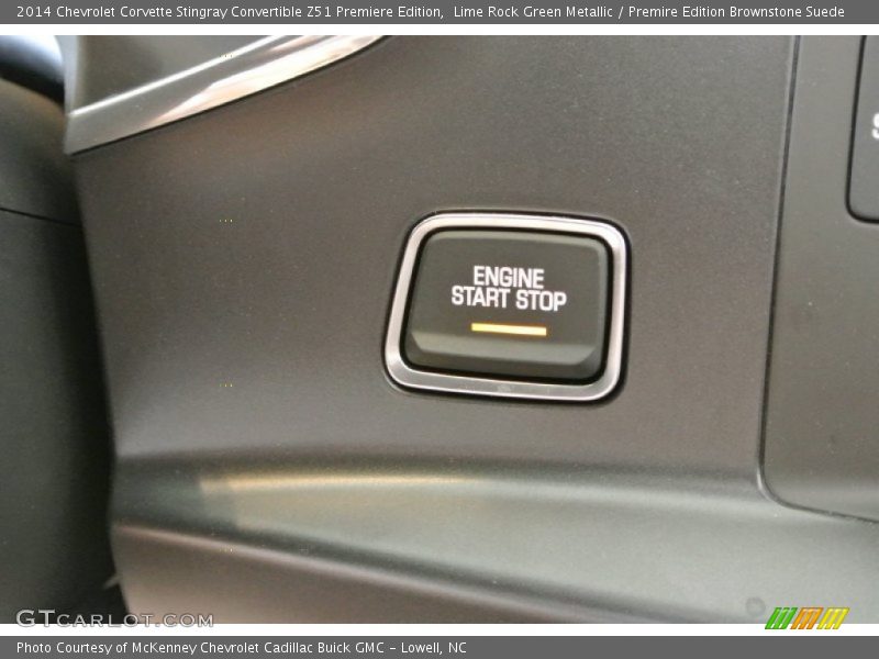 Controls of 2014 Corvette Stingray Convertible Z51 Premiere Edition