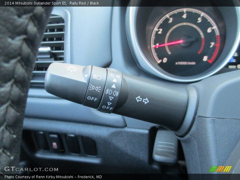 Rally Red / Black 2014 Mitsubishi Outlander Sport ES