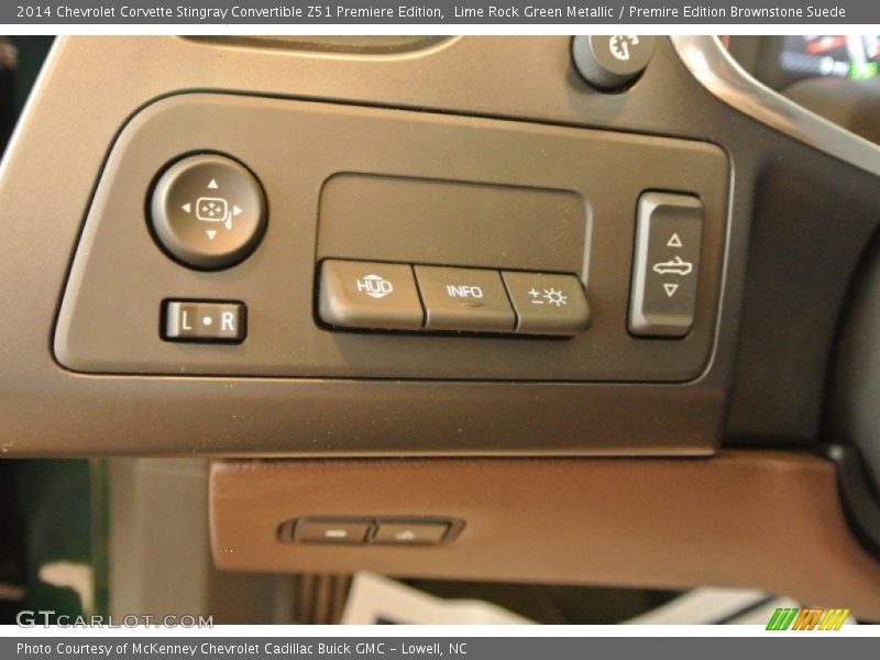 Controls of 2014 Corvette Stingray Convertible Z51 Premiere Edition