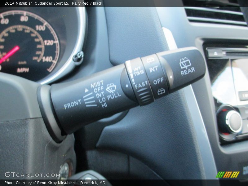 Rally Red / Black 2014 Mitsubishi Outlander Sport ES