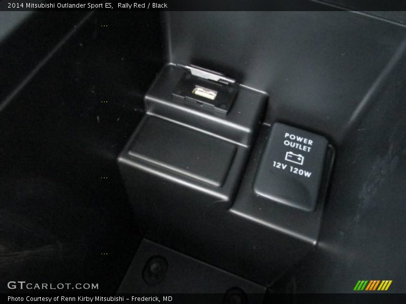 Rally Red / Black 2014 Mitsubishi Outlander Sport ES