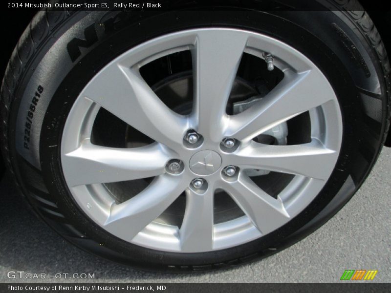 Rally Red / Black 2014 Mitsubishi Outlander Sport ES