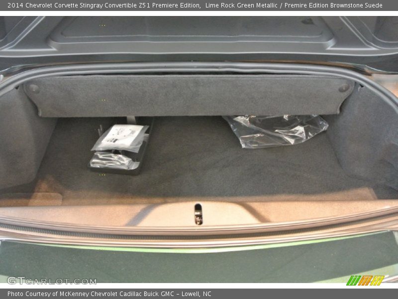  2014 Corvette Stingray Convertible Z51 Premiere Edition Trunk