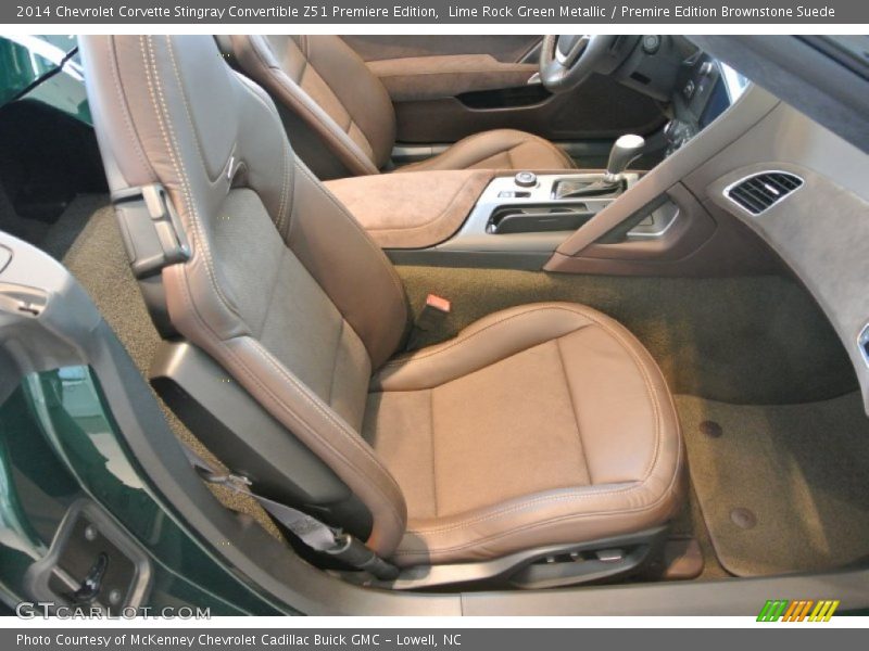 Front Seat of 2014 Corvette Stingray Convertible Z51 Premiere Edition