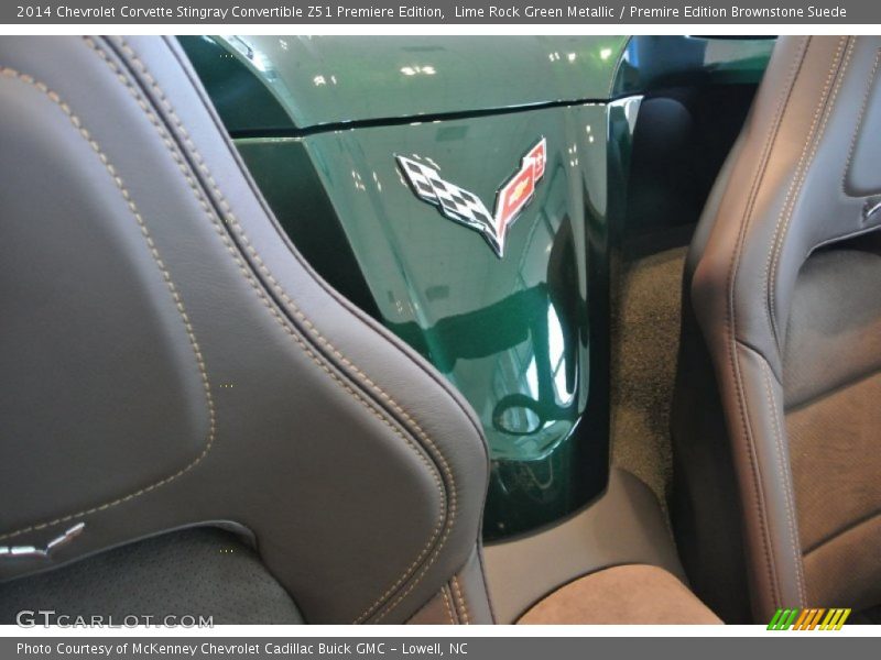 Lime Rock Green Metallic / Premire Edition Brownstone Suede 2014 Chevrolet Corvette Stingray Convertible Z51 Premiere Edition