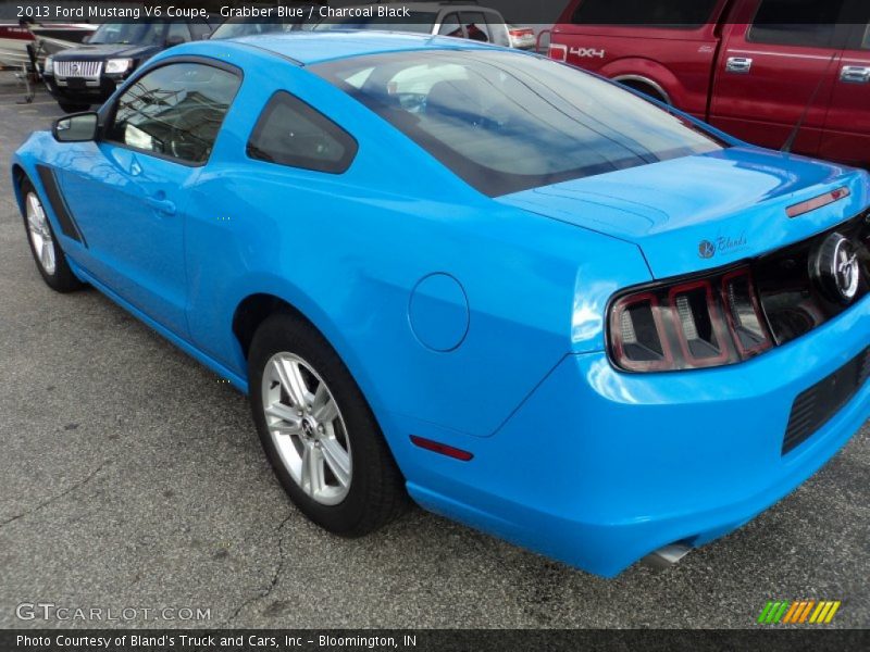 Grabber Blue / Charcoal Black 2013 Ford Mustang V6 Coupe