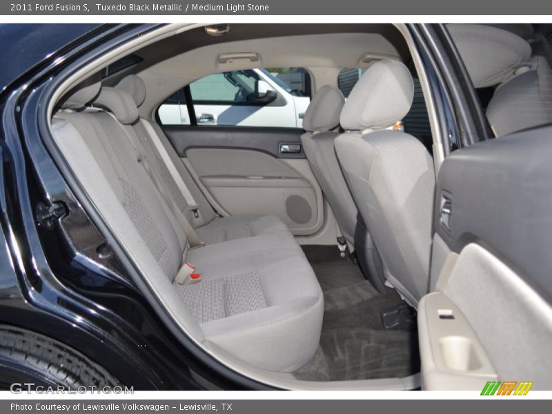 Tuxedo Black Metallic / Medium Light Stone 2011 Ford Fusion S