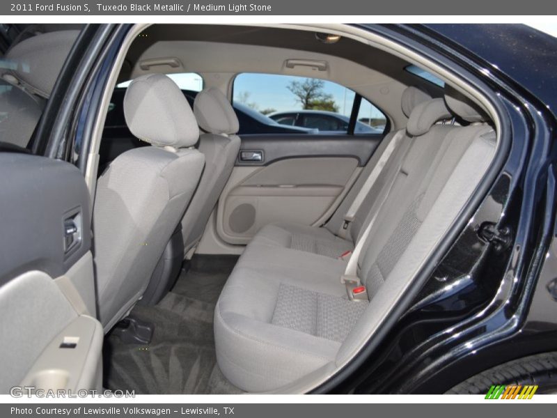 Tuxedo Black Metallic / Medium Light Stone 2011 Ford Fusion S