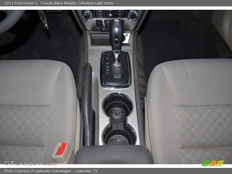 Tuxedo Black Metallic / Medium Light Stone 2011 Ford Fusion S