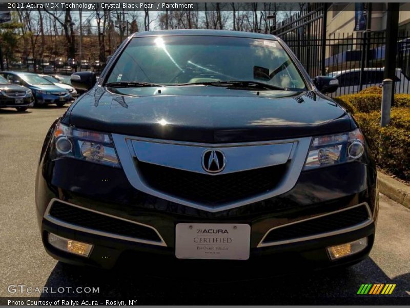 Crystal Black Pearl / Parchment 2011 Acura MDX Technology