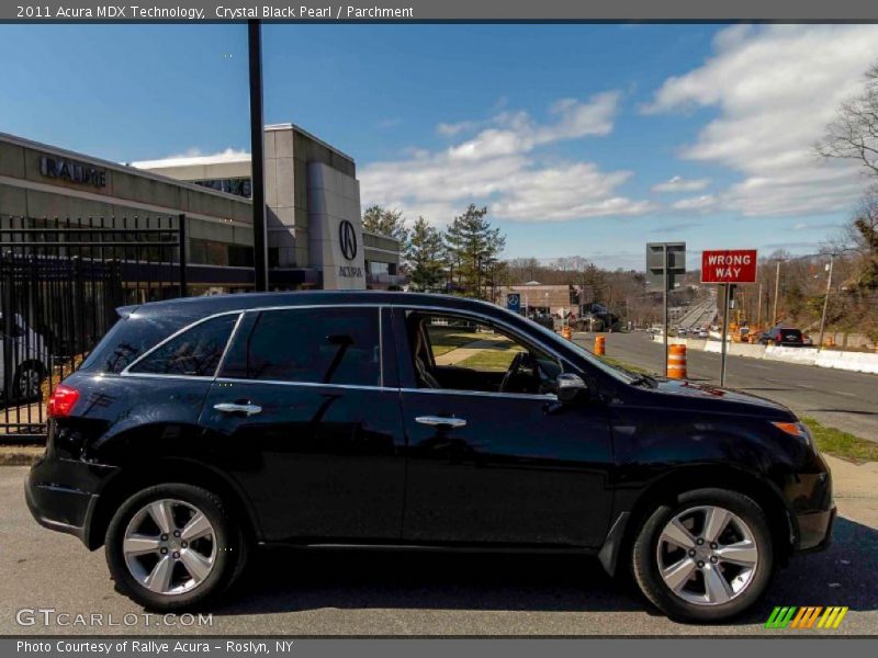 Crystal Black Pearl / Parchment 2011 Acura MDX Technology