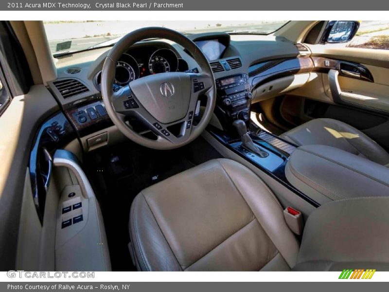Crystal Black Pearl / Parchment 2011 Acura MDX Technology