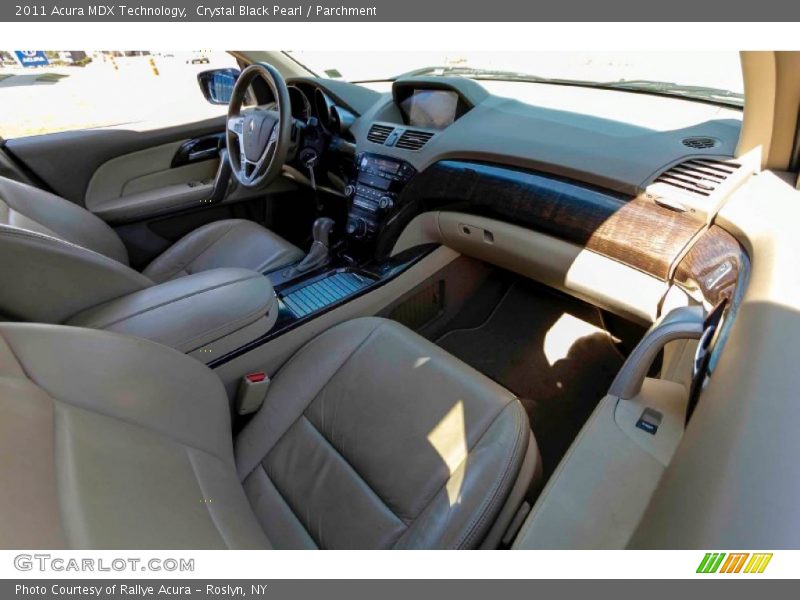 Crystal Black Pearl / Parchment 2011 Acura MDX Technology