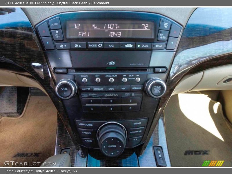 Crystal Black Pearl / Parchment 2011 Acura MDX Technology