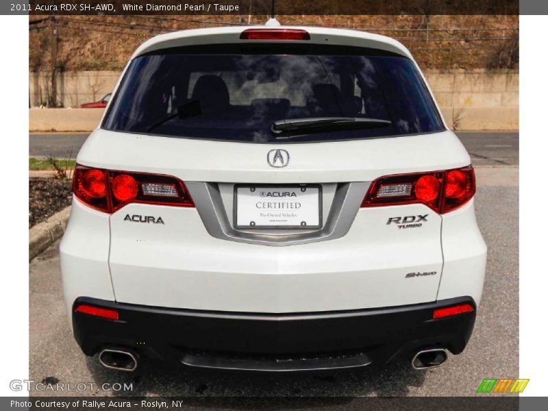 White Diamond Pearl / Taupe 2011 Acura RDX SH-AWD