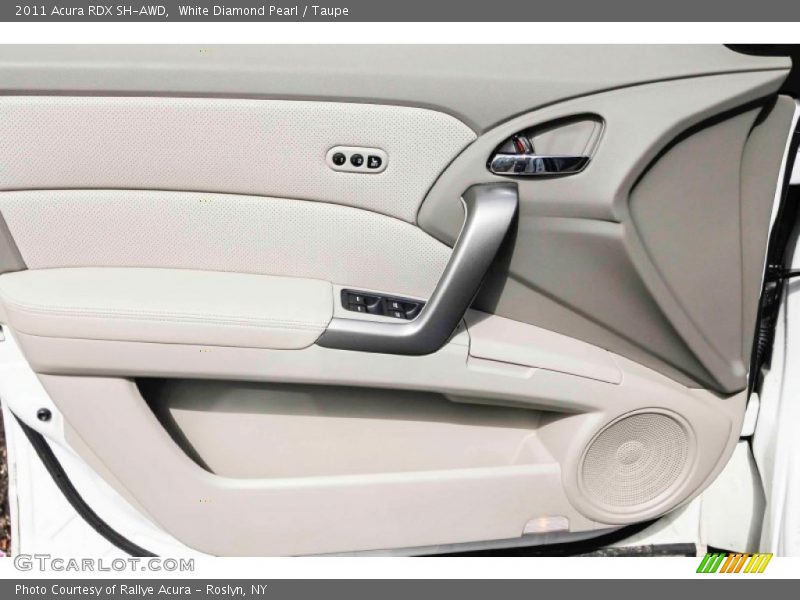 White Diamond Pearl / Taupe 2011 Acura RDX SH-AWD