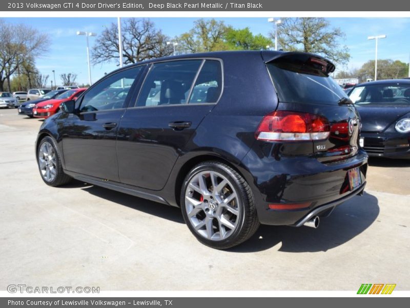 Deep Black Pearl Metallic / Titan Black 2013 Volkswagen GTI 4 Door Driver's Edition