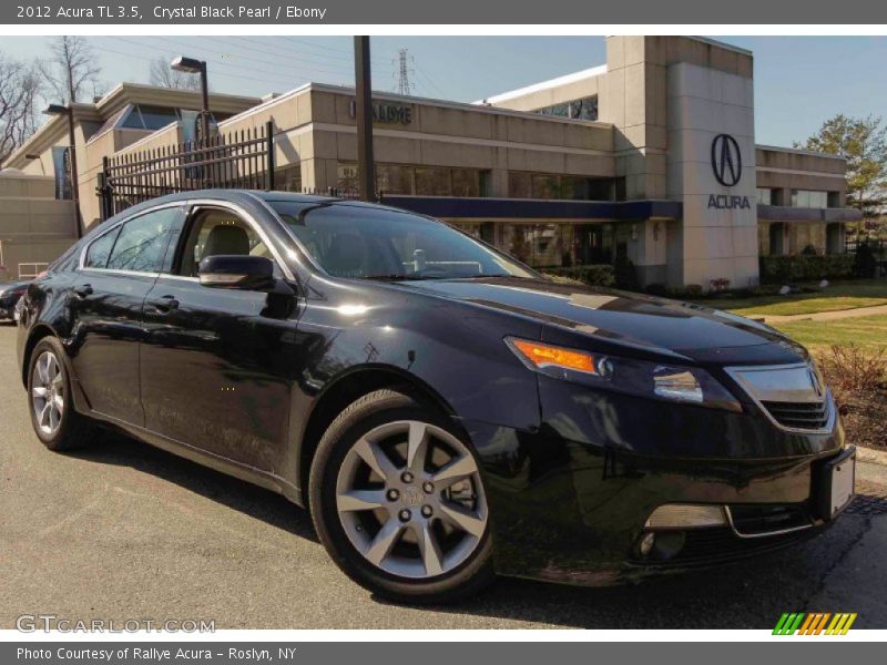 Crystal Black Pearl / Ebony 2012 Acura TL 3.5
